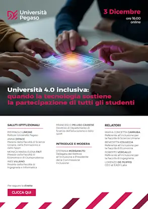 Università 4.0 inclusiva: quando la tecnologia sostiene la partecipazione