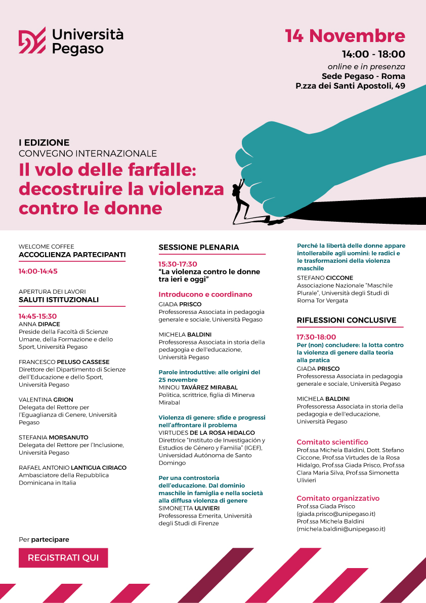 Il volo delle farfalle: decostruire la violenza contro le donne