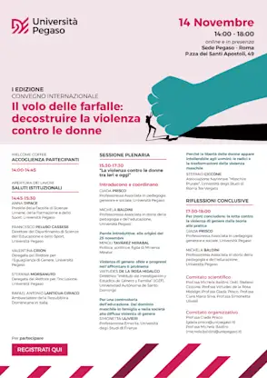 Il volo delle farfalle: decostruire la violenza contro le donne