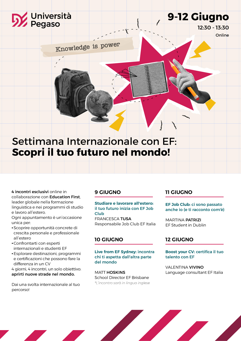 Settimana Internazionale con EF per le carriere all’estero