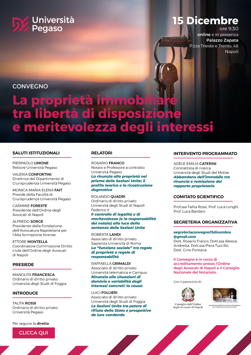 La proprietà immobiliare tra libertà di disposizione e meritevolezza degli interessi