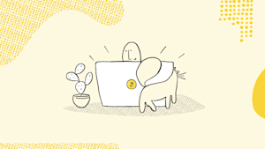 Blob, cat, laptop