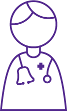 Healthcare professional or Doctor icon