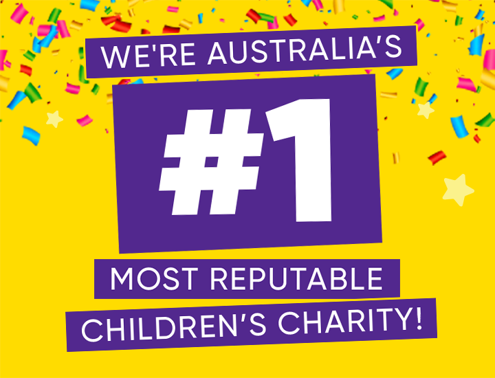 Number 1 Children's charity - banner