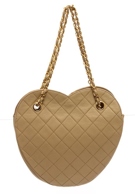 Chanel Beige Quilted Heart Shaped Bag.jpg