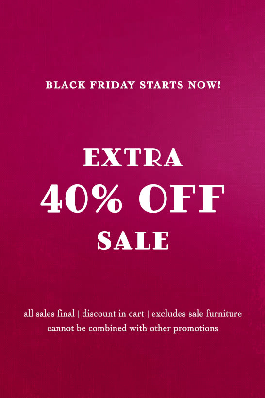 extra 40% off sale