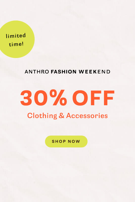shop 30% off clothing and accessories