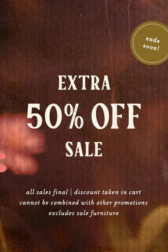 extra 50% off sale items