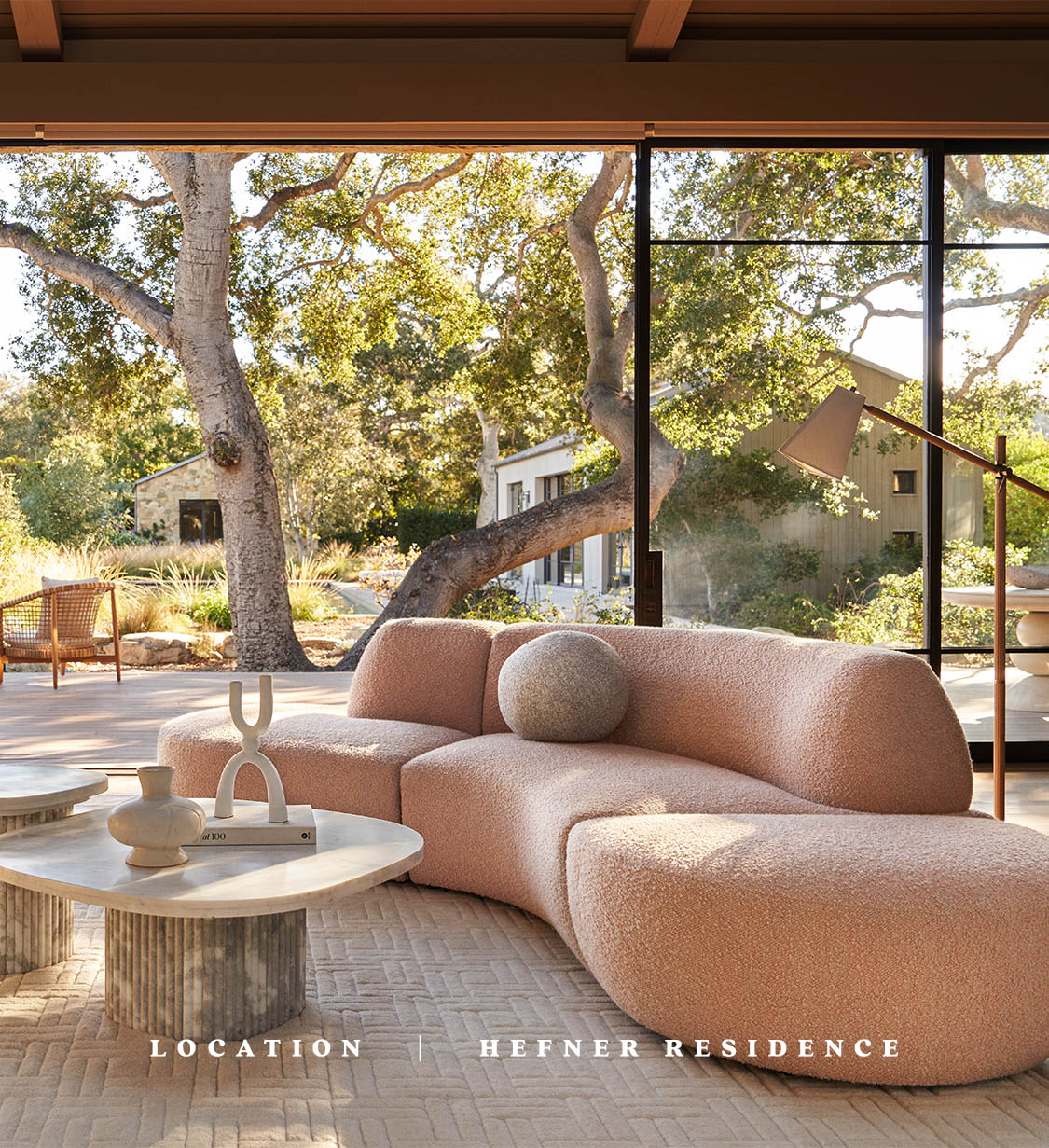 LOCATION: HEFNER RESIDENCE, MONTECITO (CA)