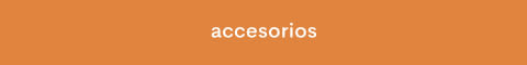 Orange banner with white text reading "accessories"