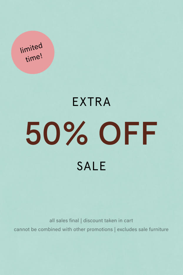 Shop an extra 50% off sale
