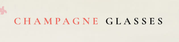 Champagne glasses