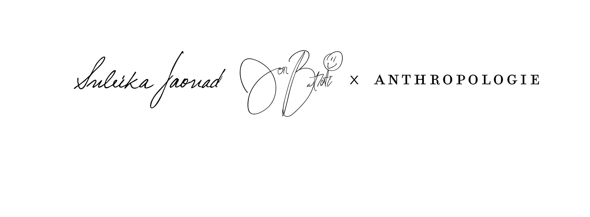 shop the Suleika Jaouad & Jon Batiste Anthro collab - photo of logo