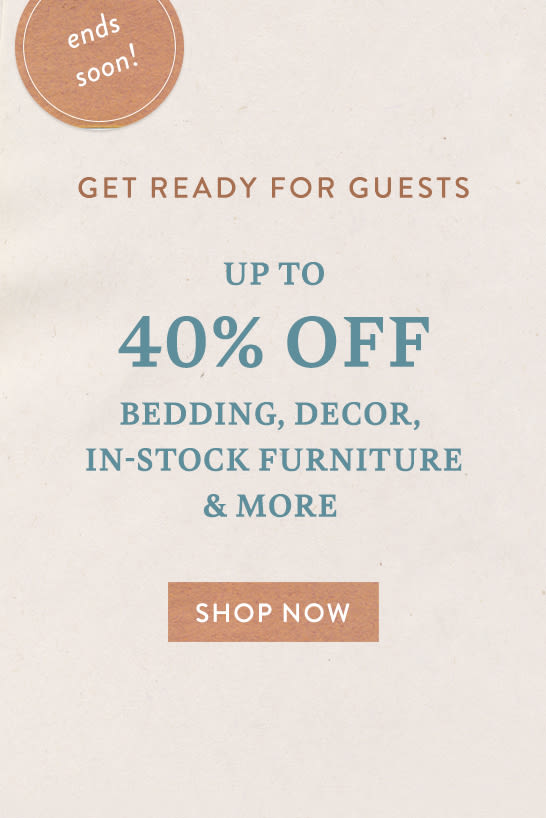 shop up to 40% off home items