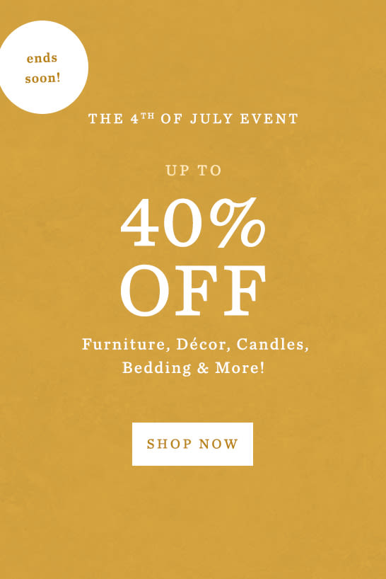 Shop up to 40% off home items