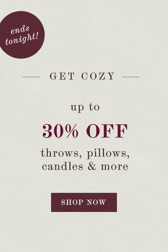 Shop up to 30% off home