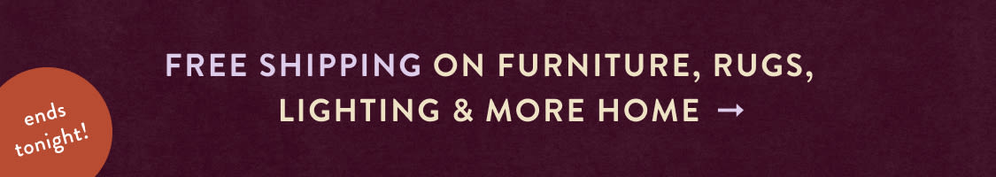 Free shipping on furniture and decor orders