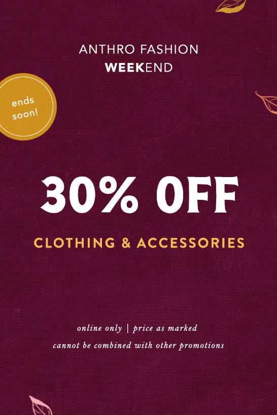 Shop 30% off fashion