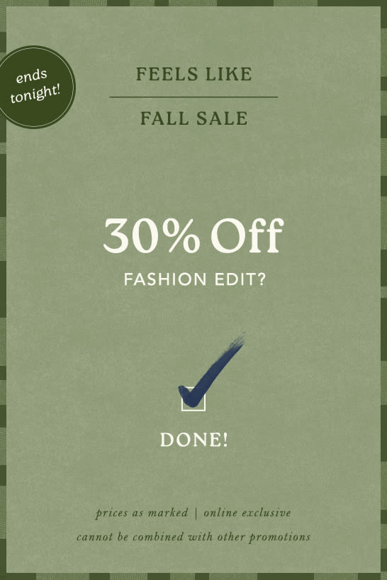 shop 30% off clothing