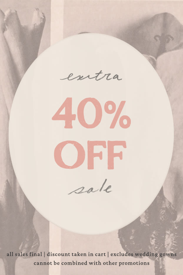 extra 40% off sale items