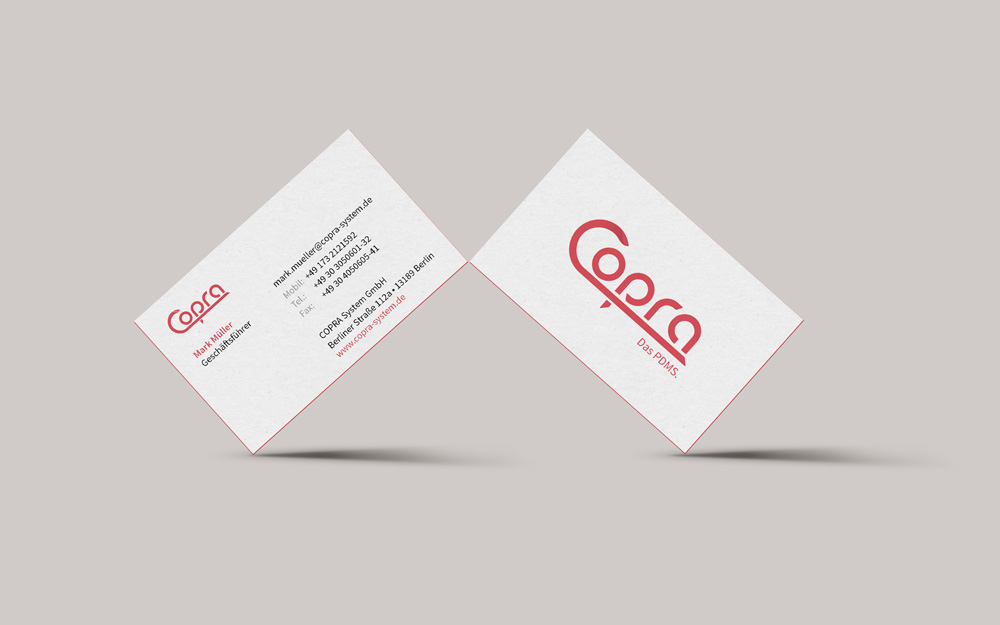 Copra business cards