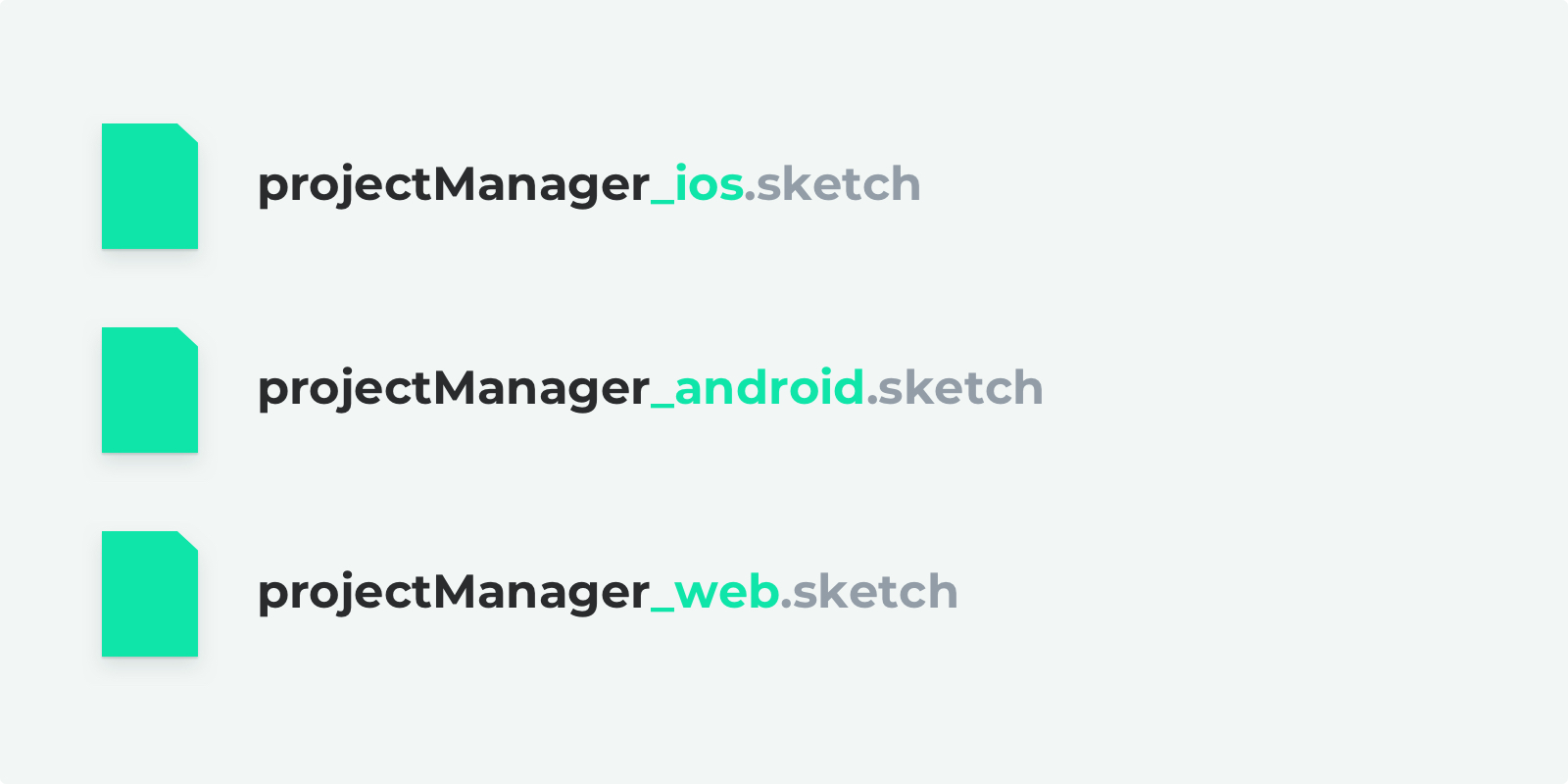 Organising Design Documents naming convention