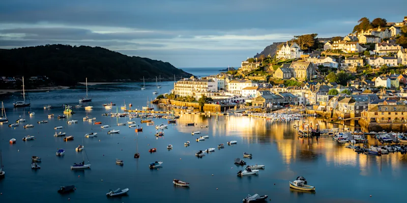 Salcombe at sunrise, Devon, UK