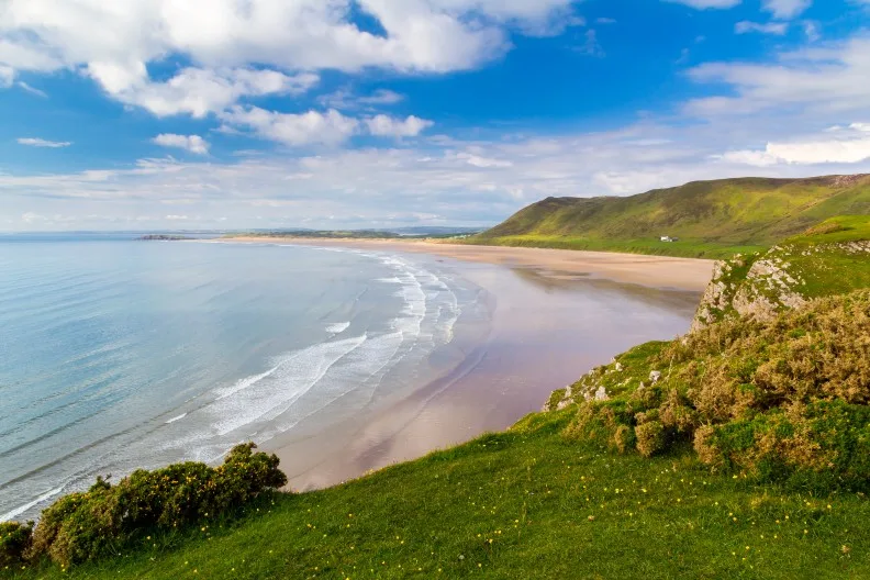 Rhossili Bay, Gower Peninsula, Wales, UK