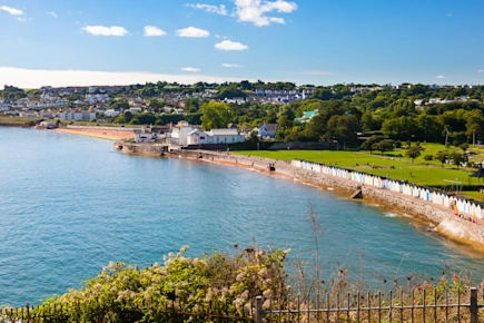 Goodrington Sands in Paignton, South Devon, UK