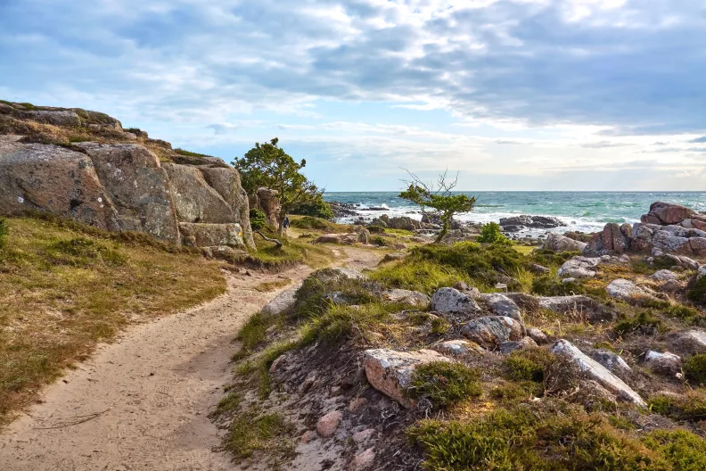 Küstenweg auf Bornholm.