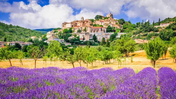 Simiane-la-Rotonde, Provence in Frankreich