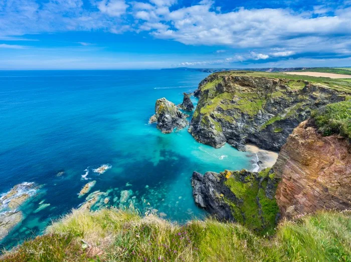 View of the South Devon coast,