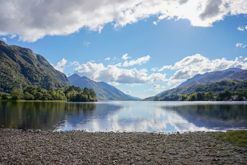 Loch Shiel near Glenfinnan in the Scottish highlands