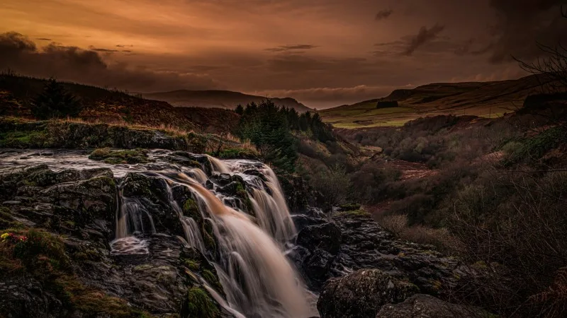 loup of Fintry, near Falkirk, central Scotland