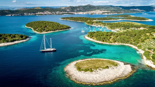 Inseln in Kroatien.