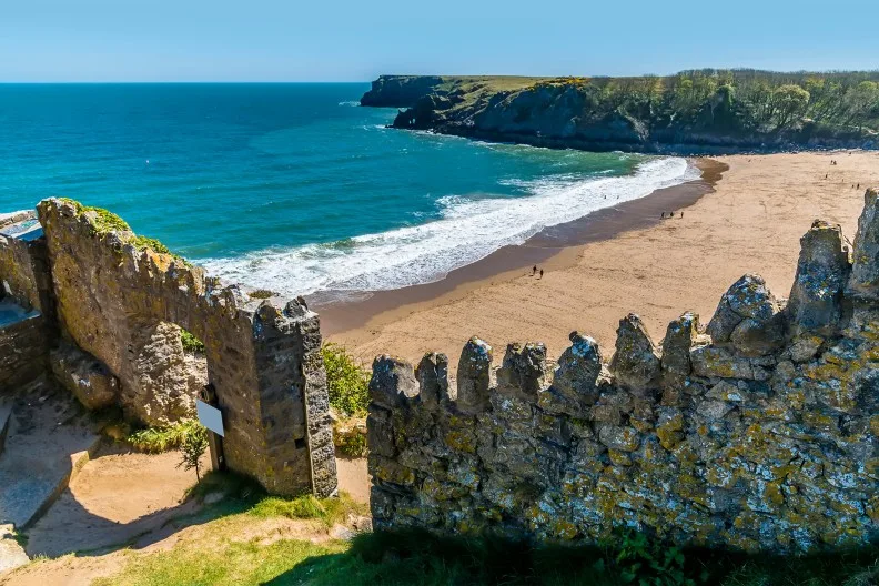 Barafundle Bay Beach, Pembrokeshire Coast, Wales, UK