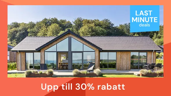 Sista minuten erbjudanden på stugor och semesterboenden