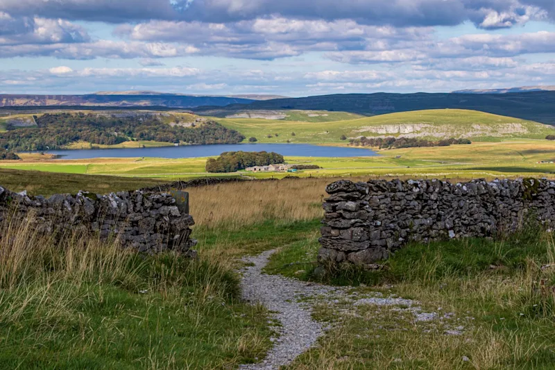 Malham Tarn in the Yorkshire Dales, Yorkshire, UK