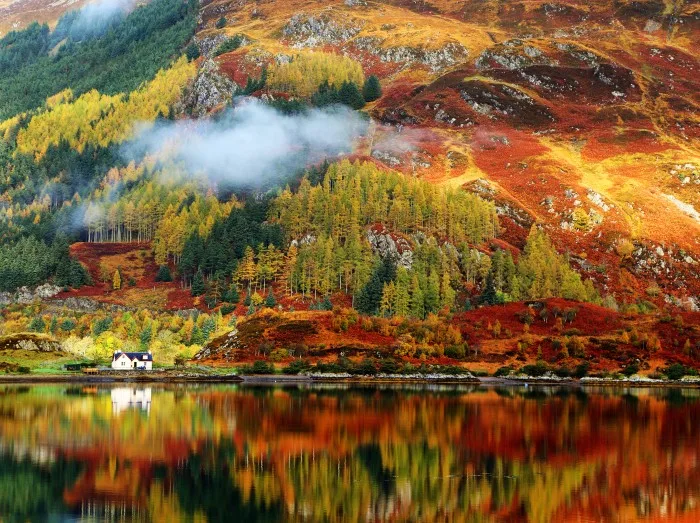 Autumn colours in Highlands, Scotland