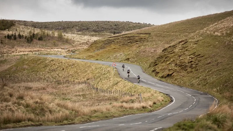 Cycling in the hills