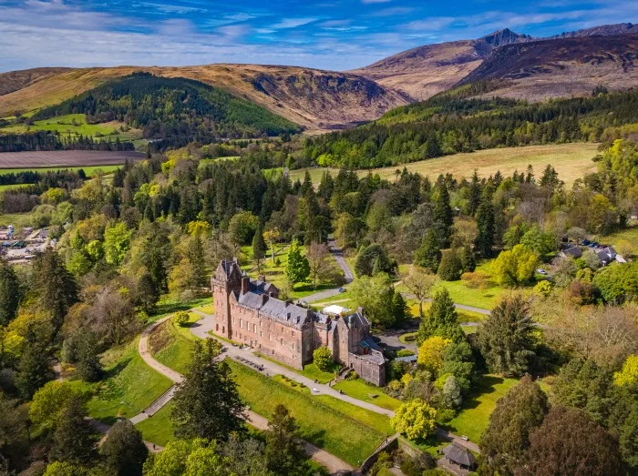 Brodick castle and gardens, Isle of Arran,