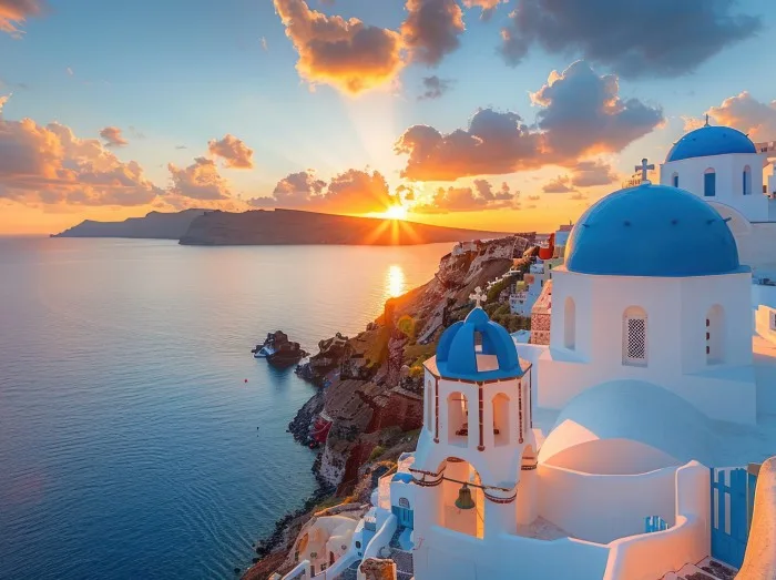 Traditionelle orthodoxe Kirche auf der Insel Paros, Griechenland