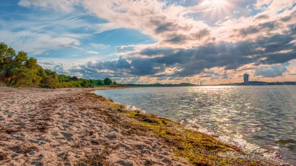 Strand in Travemünde Priwall.