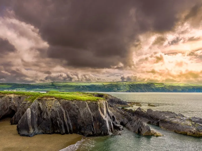 Coastal path Cardigan, Wales