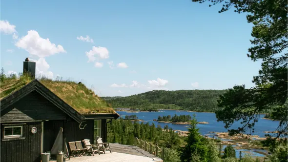 Angelurlaub im Ferienhaus in Ostnorwegen.
