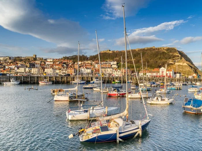 The harbour in Scarborough Yorkshire