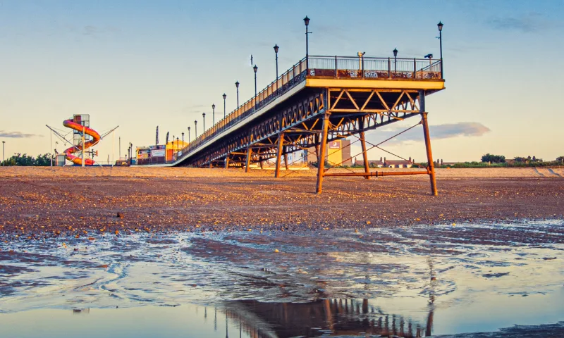 Skegness pier and beachfront