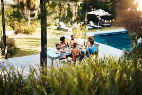 Large villas for groups