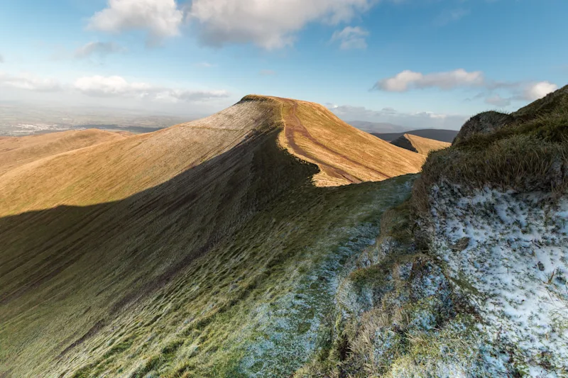 Pen y Fan on a winter's day in the Brecon Beacons National Park, Wales, UK
