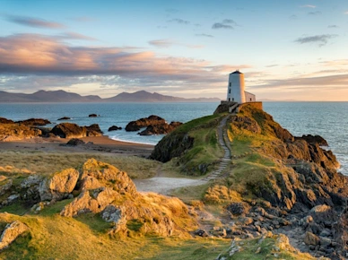 South Stack Lighthouse in Anglesey Island